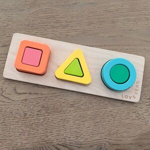 Lovevery Wooden Geo Shapes 3D Puzzle Montessori
Toy The Realist